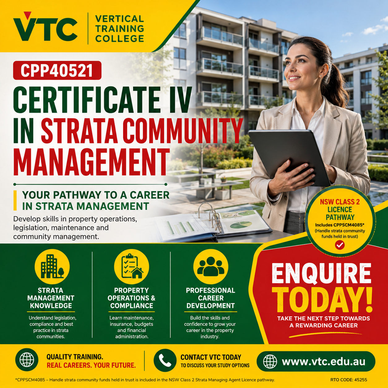 CPP40521 Certificate IV in Strata Community Management CPP40521 Certificate IV in Strata Community Management